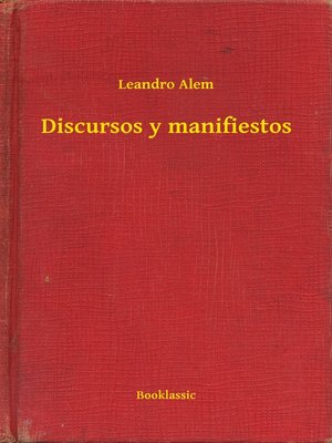 cover image of Discursos y manifiestos